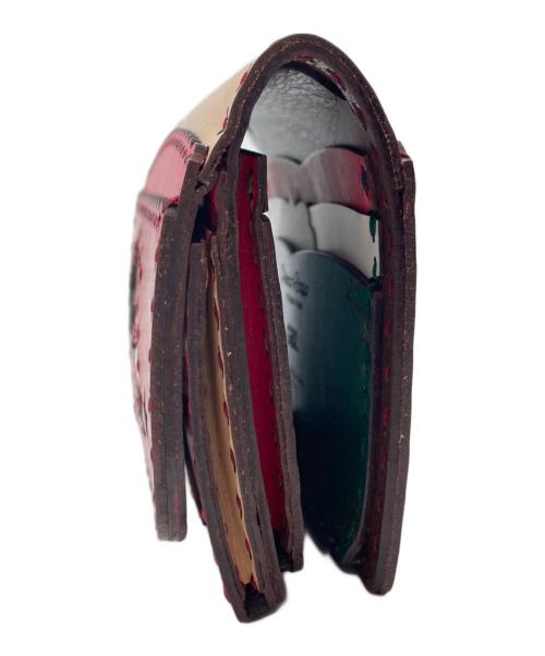 ojaga design（オジャガデザイン）OJAGA DESIGN (オジャガデザイン) ショートウォレット レッドの古着・服飾アイテム