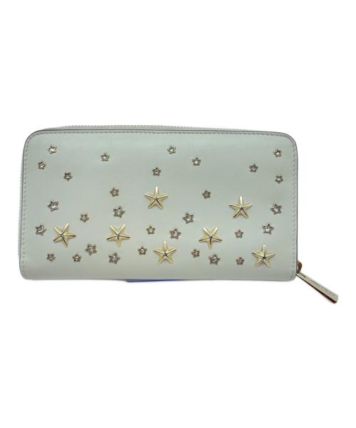 JIMMY CHOO（ジミーチュウ）JIMMY CHOO (ジミーチュウ) 長財布 ホワイトの古着・服飾アイテム