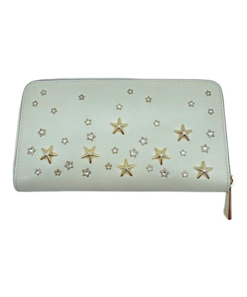 JIMMY CHOO（ジミーチュウ）JIMMY CHOO (ジミーチュウ) 長財布 ホワイトの古着・服飾アイテム