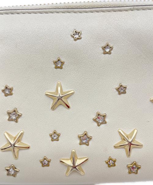 JIMMY CHOO（ジミーチュウ）JIMMY CHOO (ジミーチュウ) 長財布 ホワイトの古着・服飾アイテム