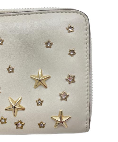 JIMMY CHOO（ジミーチュウ）JIMMY CHOO (ジミーチュウ) 長財布 ホワイトの古着・服飾アイテム