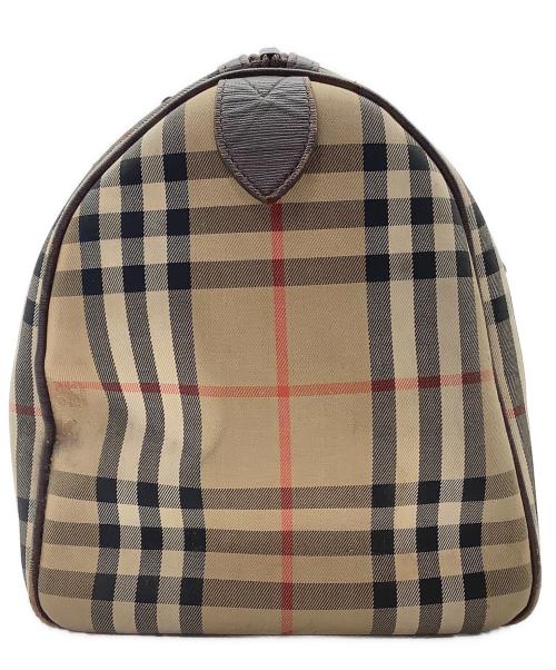Burberry's（バーバリー）Burberry's (バーバリー) ノバチェック　ボストンバッグ ベージュの古着・服飾アイテム