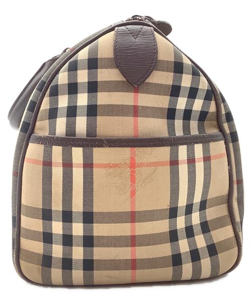 Burberry's（バーバリー）Burberry's (バーバリー) ノバチェック　ボストンバッグ ベージュの古着・服飾アイテム