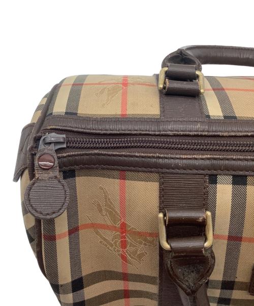 Burberry's（バーバリー）Burberry's (バーバリー) ノバチェック　ボストンバッグ ベージュの古着・服飾アイテム