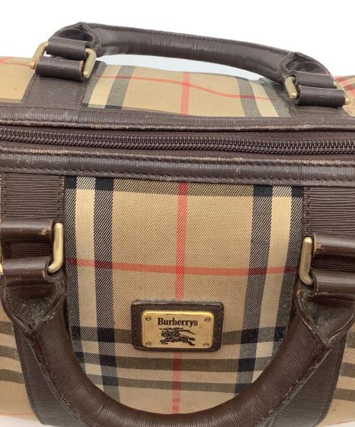 Burberry's（バーバリー）Burberry's (バーバリー) ノバチェック　ボストンバッグ ベージュの古着・服飾アイテム