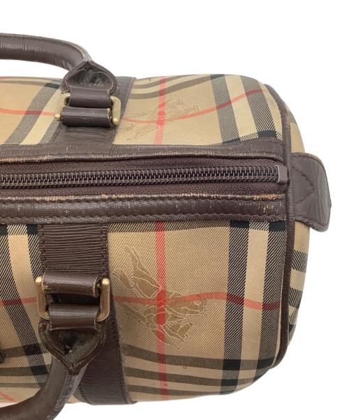 Burberry's（バーバリー）Burberry's (バーバリー) ノバチェック　ボストンバッグ ベージュの古着・服飾アイテム