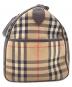 中古・古着 Burberry's (バーバリー) ノバチェック　ボストンバッグ ベージュ：13000円