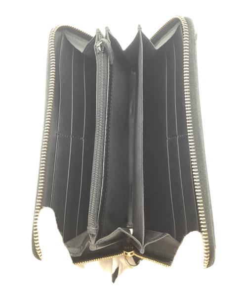 GUCCI（グッチ）GUCCI (グッチ) ラウンドファスナー財布 ブラックの古着・服飾アイテム