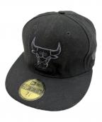 New Eraニューエラ）の古着「59FIFTY CHICAGO BULLS」｜ブラック