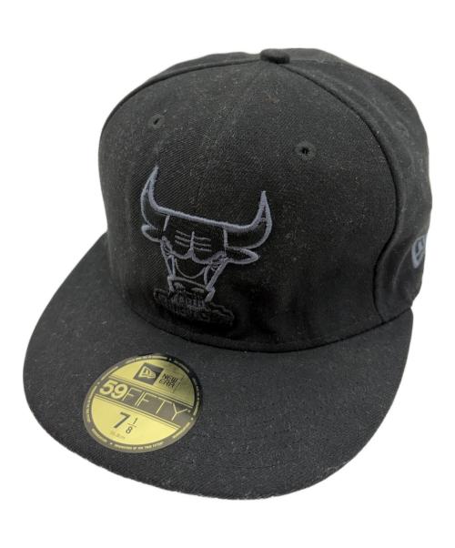 New Era（ニューエラ）New Era (ニューエラ) 59FIFTY CHICAGO BULLS ブラック サイズ:SIZE 7 1/8(55.8cm)の古着・服飾アイテム