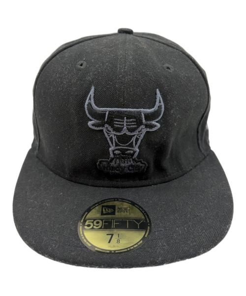 New Era（ニューエラ）New Era (ニューエラ) 59FIFTY CHICAGO BULLS ブラック サイズ:SIZE 7 1/8(55.8cm)の古着・服飾アイテム