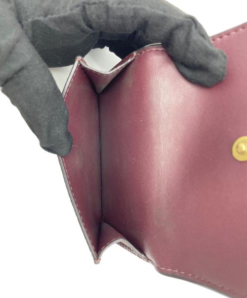 COACH（コーチ）COACH (コーチ) Leather Essential Mini Trifold Wallet ブラウンの古着・服飾アイテム