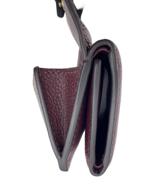 COACH（コーチ）COACH (コーチ) Leather Essential Mini Trifold Wallet ブラウンの古着・服飾アイテム