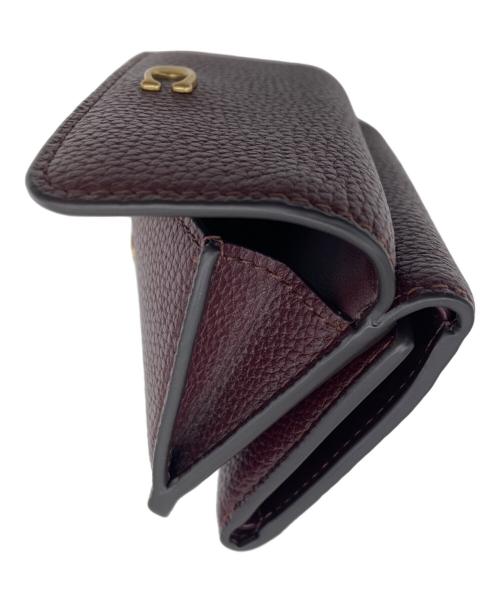 COACH（コーチ）COACH (コーチ) Leather Essential Mini Trifold Wallet ブラウンの古着・服飾アイテム
