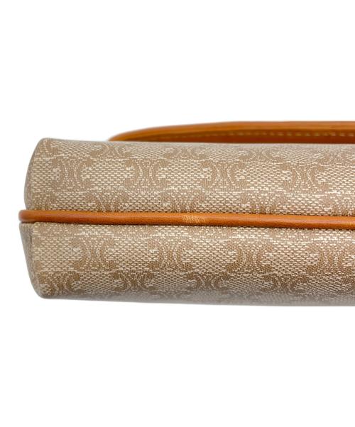 CELINE（セリーヌ）CELINE (セリーヌ) マカダム柄 クラッチバッグ ベージュの古着・服飾アイテム