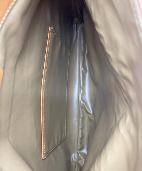 CELINE（セリーヌ）CELINE (セリーヌ) マカダム柄 クラッチバッグ ベージュの古着・服飾アイテム