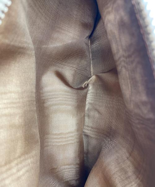 CELINE（セリーヌ）CELINE (セリーヌ) マカダム柄 クラッチバッグ ベージュの古着・服飾アイテム