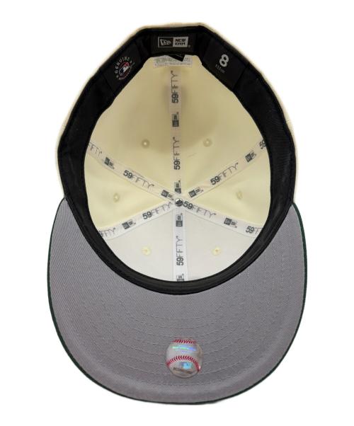 New Era（ニューエラ）New Era (ニューエラ) 59FIFTY OAKLAND ATHLETICS ONSPOTZ別注 アイボリー×グリーン サイズ:SIZE 8(63.5cm)の古着・服飾アイテム