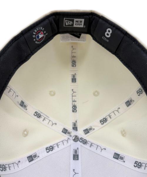 New Era（ニューエラ）New Era (ニューエラ) 59FIFTY OAKLAND ATHLETICS ONSPOTZ別注 アイボリー×グリーン サイズ:SIZE 8(63.5cm)の古着・服飾アイテム