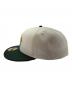 New Era (ニューエラ) 59FIFTY OAKLAND ATHLETICS ONSPOTZ別注 アイボリー×グリーン サイズ:SIZE 8(63.5cm)：4500円