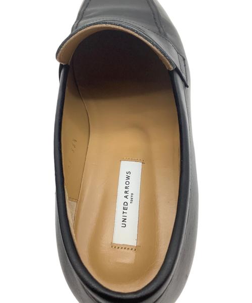 UNITED ARROWS TOKYO（ユナイテッドアローズトウキョウ）UNITED ARROWS TOKYO (ユナイテッドアローズトウキョウ) ローファー ブラック サイズ:36 1/2の古着・服飾アイテム