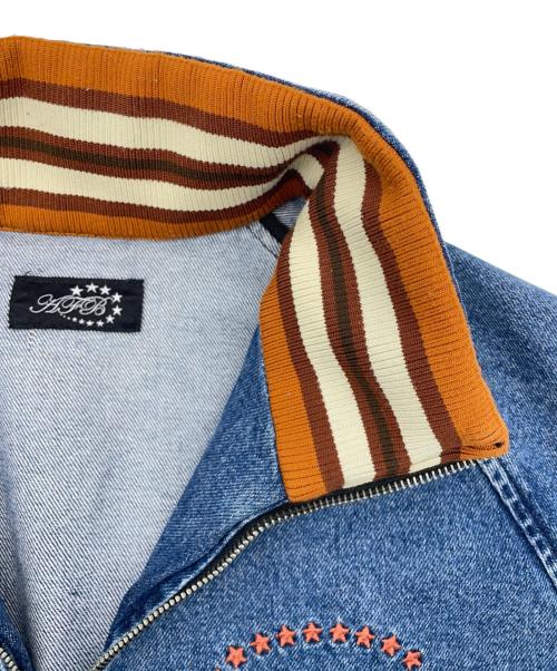 AFB（エーエフビー）AFB (エーエフビー) STAR DENIM JACKET インディゴ サイズ:XLの古着・服飾アイテム