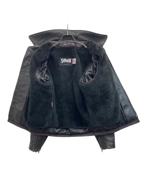 Schott（ショット）Schott (ショット) シングルライダースジャケット 680 ブラック サイズ:38の古着・服飾アイテム