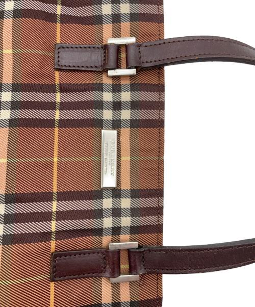 BURBERRY BLUE LABEL（バーバリー ブルー レーベル）BURBERRY BLUE LABEL (バーバリー ブルー レーベル) トートバッグ オレンジの古着・服飾アイテム