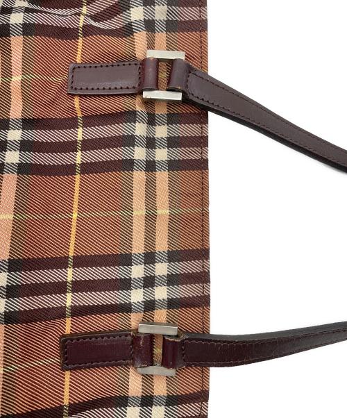 BURBERRY BLUE LABEL（バーバリー ブルー レーベル）BURBERRY BLUE LABEL (バーバリー ブルー レーベル) トートバッグ オレンジの古着・服飾アイテム