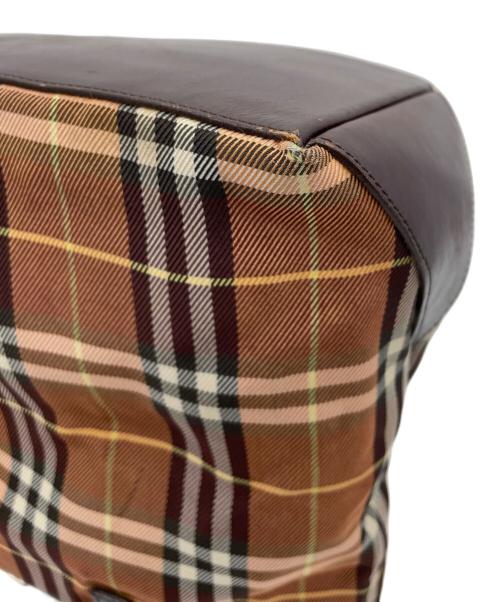 BURBERRY BLUE LABEL（バーバリー ブルー レーベル）BURBERRY BLUE LABEL (バーバリー ブルー レーベル) トートバッグ オレンジの古着・服飾アイテム