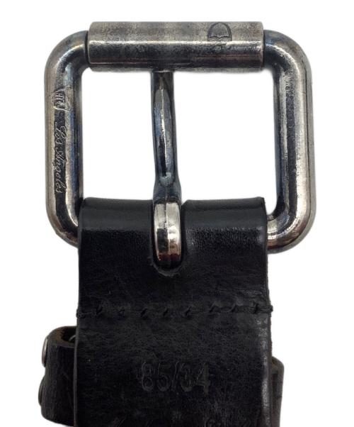 htc（エイチティーシー）htc (エイチティーシー) レザーベルト ブラックの古着・服飾アイテム