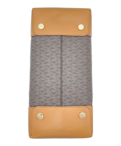 MICHAEL KORS（マイケル・コース）MICHAEL KORS (マイケル・コース) Mercer Gallery Medium Logo Satchel ブラウンの古着・服飾アイテム