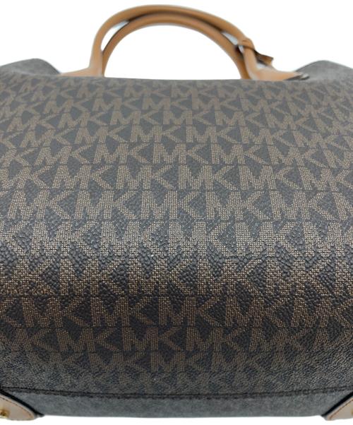 MICHAEL KORS（マイケル・コース）MICHAEL KORS (マイケル・コース) Mercer Gallery Medium Logo Satchel ブラウンの古着・服飾アイテム