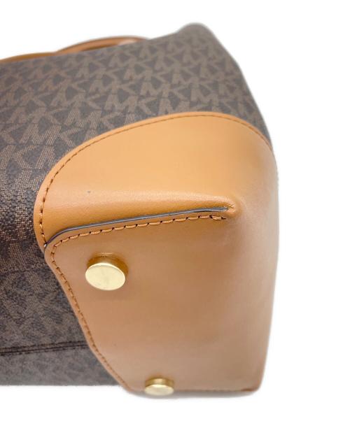 MICHAEL KORS（マイケル・コース）MICHAEL KORS (マイケル・コース) Mercer Gallery Medium Logo Satchel ブラウンの古着・服飾アイテム