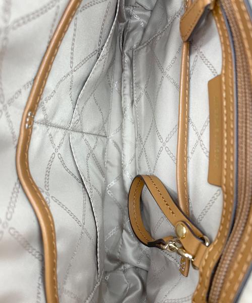 MICHAEL KORS（マイケル・コース）MICHAEL KORS (マイケル・コース) Mercer Gallery Medium Logo Satchel ブラウンの古着・服飾アイテム