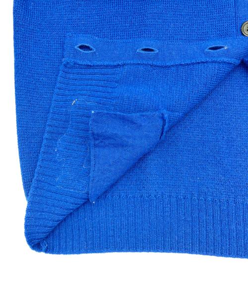 VAN JAC（ヴァン・ヂャケット）VAN JAC (ヴァン・ヂャケット) INSCRIRE (アンスクリア) Lettered Cardigan ブルー サイズ:Ｍの古着・服飾アイテム