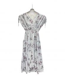 HER LIP TO（ハーリップトゥ）の古着「Full Of Love Long Dress」｜スカイブルー