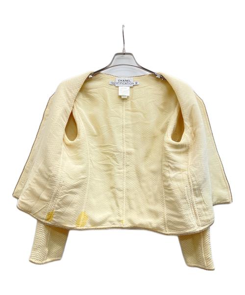 CHANEL（シャネル）CHANEL (シャネル) IDENTIFICATION アンサンブルニット ベージュ サイズ:40の古着・服飾アイテム
