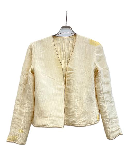 CHANEL（シャネル）CHANEL (シャネル) IDENTIFICATION アンサンブルニット ベージュ サイズ:40の古着・服飾アイテム