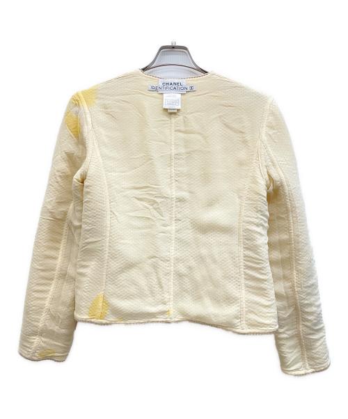 CHANEL（シャネル）CHANEL (シャネル) IDENTIFICATION アンサンブルニット ベージュ サイズ:40の古着・服飾アイテム