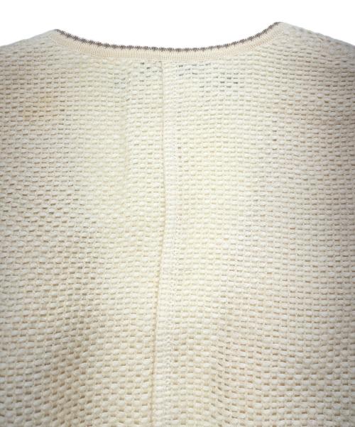 CHANEL（シャネル）CHANEL (シャネル) IDENTIFICATION アンサンブルニット ベージュ サイズ:40の古着・服飾アイテム