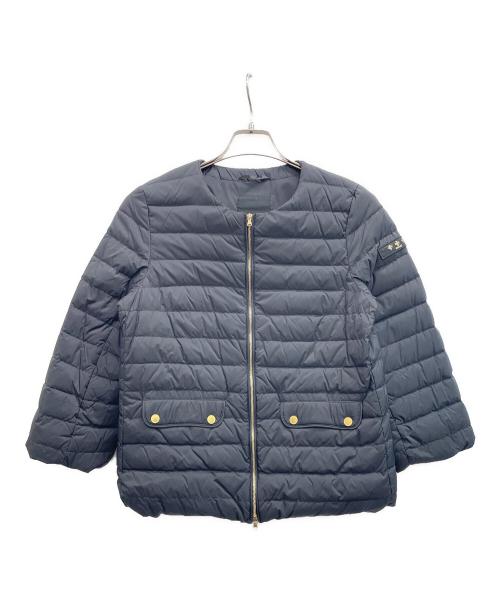 TATRAS（タトラス）TATRAS (タトラス) Demi-Luxe Beams (デミルクス ビームス) ノーカラーライトダウンジャケット ブラック サイズ:03の古着・服飾アイテム