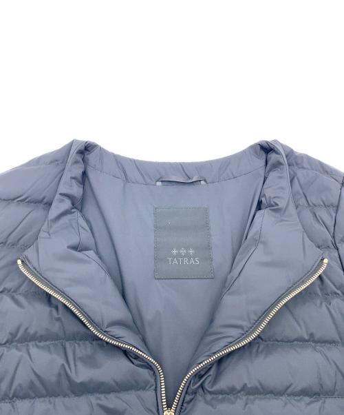 TATRAS（タトラス）TATRAS (タトラス) Demi-Luxe Beams (デミルクス ビームス) ノーカラーライトダウンジャケット ブラック サイズ:03の古着・服飾アイテム