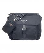 PRADAプラダ）の古着「Re-Nylon ショルダーバッグ」｜ブラック