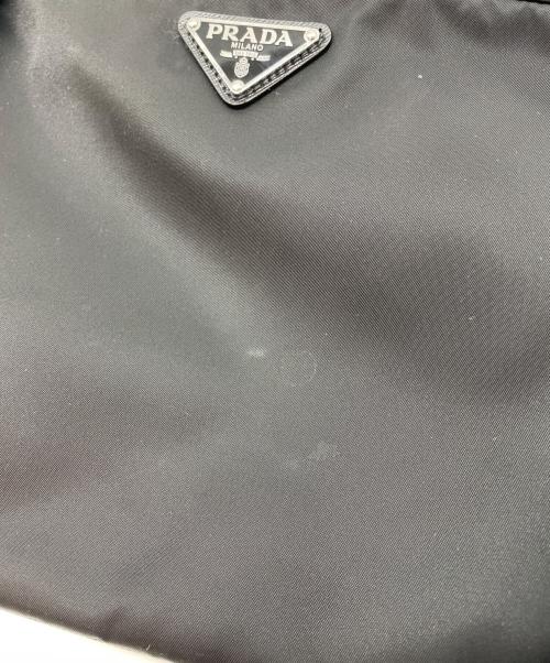 PRADA（プラダ）PRADA (プラダ) サフィアーノレザー ショルダーバッグ ブラックの古着・服飾アイテム