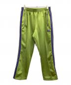 Needlesニードルズ）の古着「トラックパンツ」｜グリーン×パープル