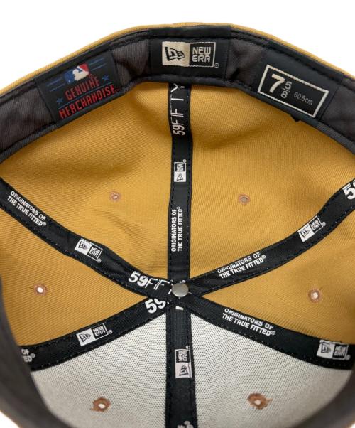 New Era（ニューエラ）New Era (ニューエラ) 59FIFTY LA DODGERS ブラウン サイズ:SIZE 7 5/8(60.6cm)の古着・服飾アイテム