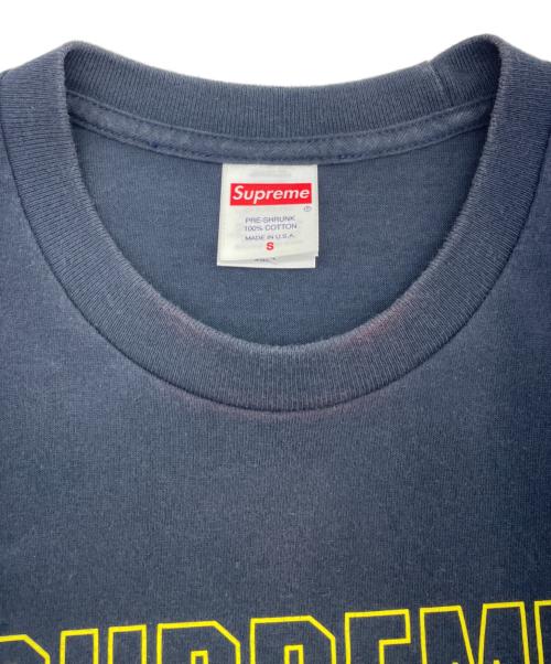 SUPREME（シュプリーム）SUPREME (シュプリーム) プリントカットソー ブラック×イエロー サイズ:Sの古着・服飾アイテム