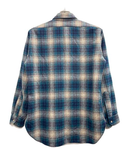 PENDLETON（ペンドルトン）PENDLETON (ペンドルトン) 70’s オンブレボードシャツ ネイビー サイズ:Ｍの古着・服飾アイテム