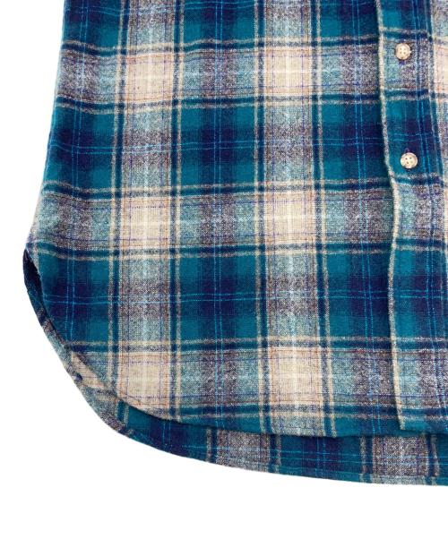 PENDLETON（ペンドルトン）PENDLETON (ペンドルトン) 70’s オンブレボードシャツ ネイビー サイズ:Ｍの古着・服飾アイテム